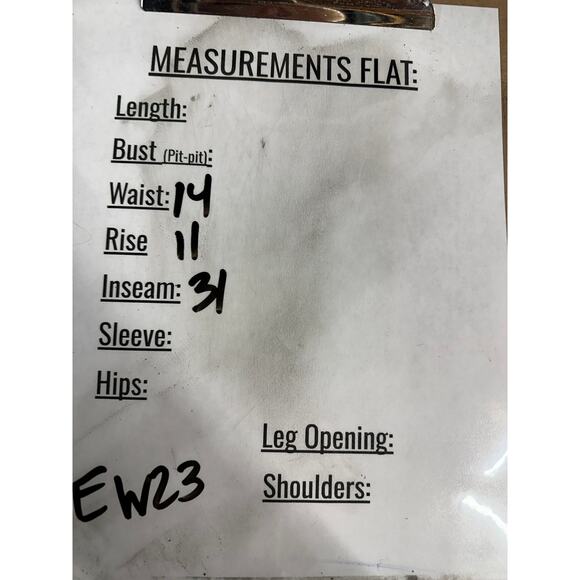 Forever 21 Womens Black Denim Flare Jeans Size 28 Button Fly Festival Fringe - Picture 3 of 7